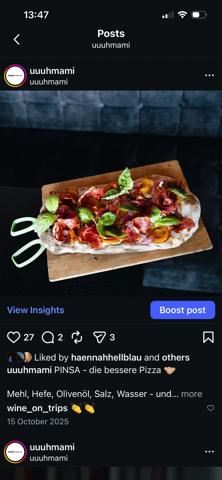 uuuhmami on Instagram — Pinsa Heidelberg